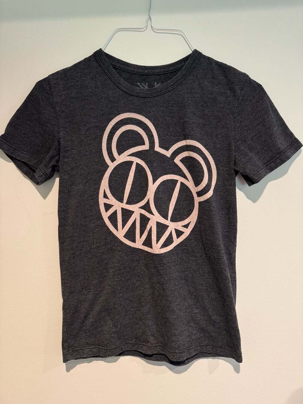 Radiohead T-Shirt WASTE Kid A Modified Bear Hiclol Size XL